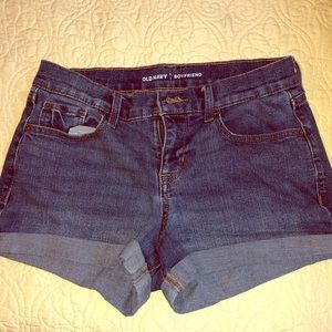 Blue jean shorts